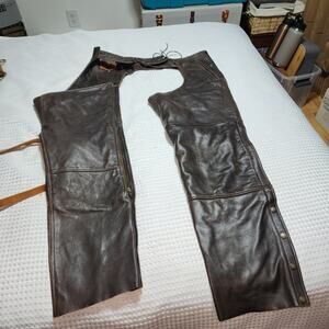 FIRST CLASSICS LEATHER EUC MEN SZ 2X BIKER MOTORCYCLE
